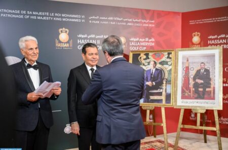 صاحب السمو الملكي الأمير مولاي رشيد يترأس حفل تسليم الجوائز للفائزين بجائزة الحسن الثاني وكأس للا مريم للغولف