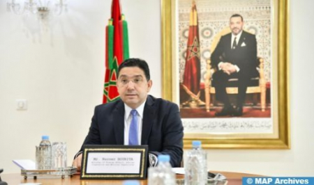 الرئيس بوريطة في حوار مع وزير الخارجية السوري