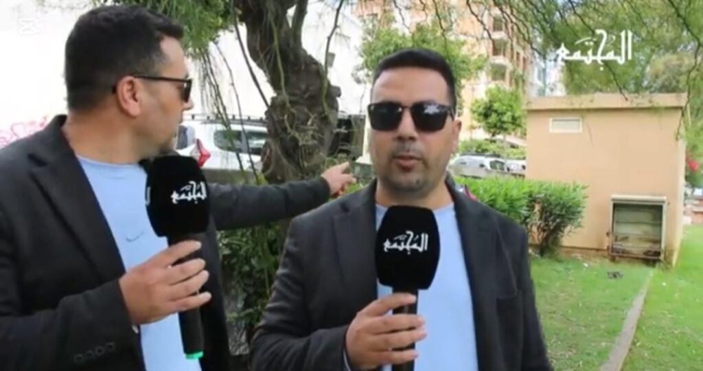 اسلاك كهربائية عارية تهدد المواطنين قرب مسجد بدر بطنجة