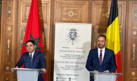 المغرب وبلجيكا يؤكدان عزمهما على تعزيز شراكة استراتيجية قائمة على الثقة والاحترام المتبادل المغرب وبلجيكا يؤكدان عزمهما على تعزيز شراكة استراتيجية قائمة على الثقة والاحترام المتبادل