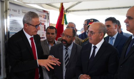 وزير الفلاحة يتفقد مشروع التهيئة الهيدروفلاحية لنقل مياه الفيض بوادي اغريس إلى ضاية مرزوكة وزير الفلاحة يتفقد مشروع التهيئة الهيدروفلاحية لنقل مياه الفيض بوادي اغريس إلى ضاية مرزوكة