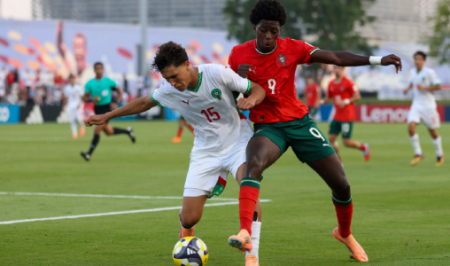هزيمة ثقيلة للمنتخب المغربي لأقل من 17 سنة أمام البرتغال في كأس العالم بقطر هزيمة ثقيلة للمنتخب المغربي لأقل من 17 سنة أمام البرتغال في كأس العالم بقطر
