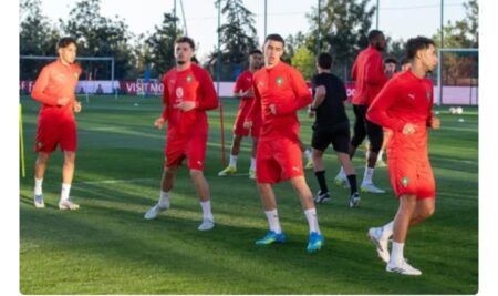 أسود الأطلس يواصلون التحضيرات