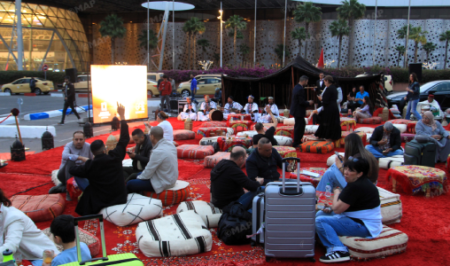 قرية للضيافة تستقبل زوار مراكش