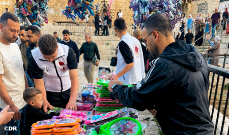 ألعاب وهدايا لأطفال القدس بمبادرة من بيت مال القدس