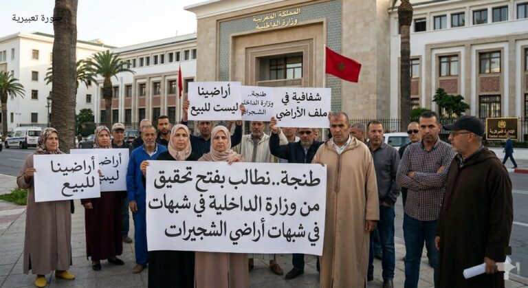 طنجة..مطالب بفتح تحقيق من وزارة الداخلية في شبهات أراضي الشجيرات