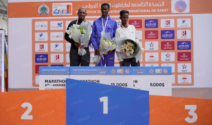 ديريبا يحطم رقم ماراطون الرباط الدولي