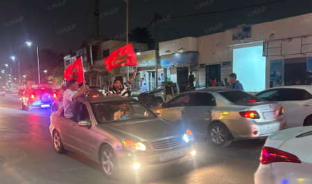 نواكشوط تحتفي بتأهل أسود الأطلس