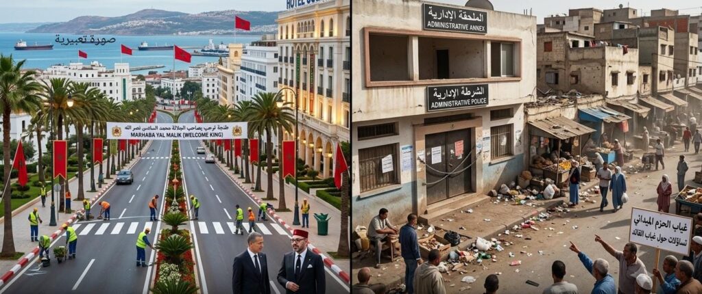 طنجة..استنفار الزيارة الملكية يثير تساؤلات حول غياب الحزم الميداني لبعض القواد بالملحقات الإدارية​