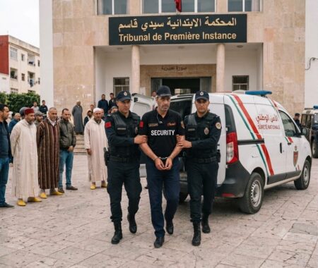 فضيحة تهز محكمة سيدي قاسم بعد سقوط حارس أمن بتهمة السمسرة بالأحكام القضائية