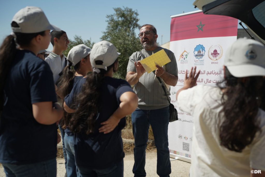المدارس الصيفية بالقدس تحتفي بشجرة الزيتون