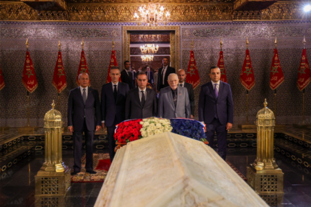 لوكورنو يزور ضريح محمد الخامس