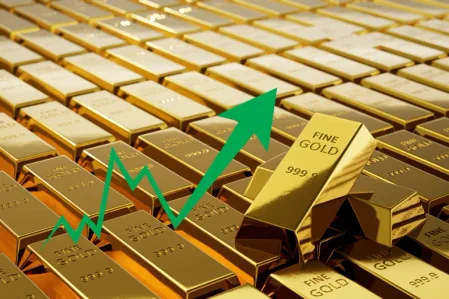 الذهب يرتفع بدعم تراجع الدولار