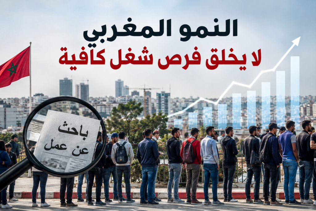 النمو المغربي لا يخلق فرص شغل كافية