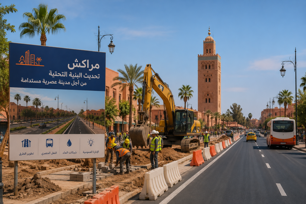 مراكش تسرّع وتيرة تحديث بنيتها التحتية