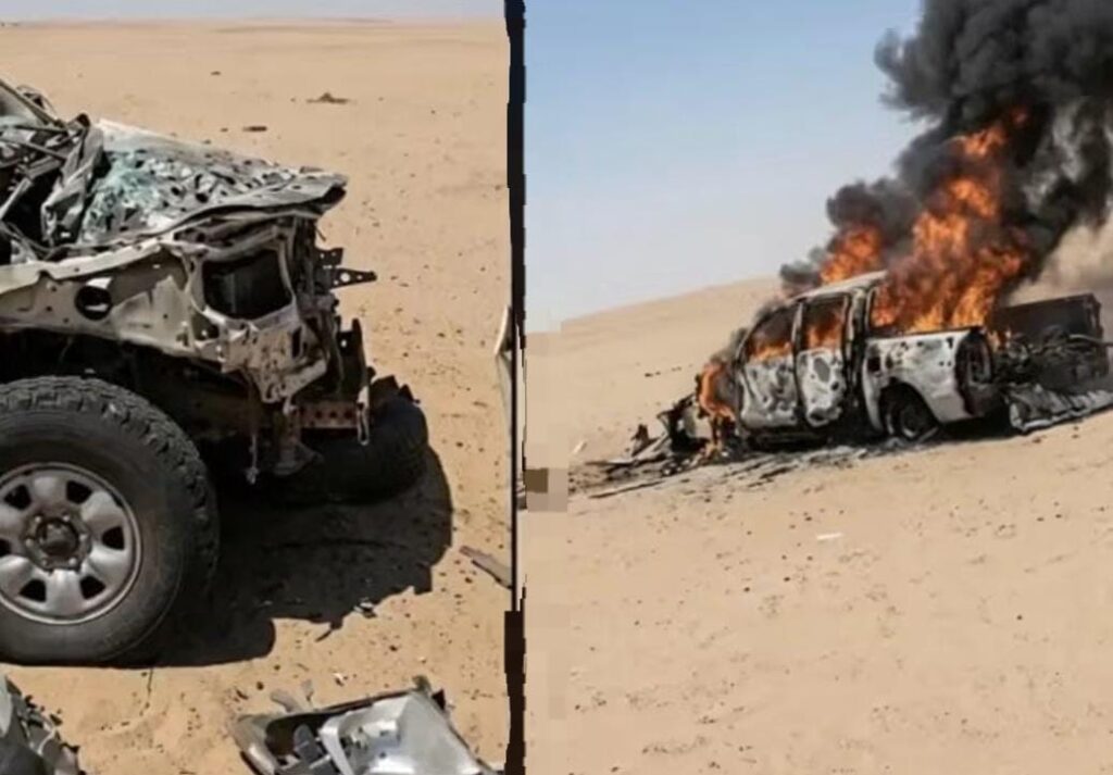 طائرة مسيرة للجيش المغربي تستهدف سيارتين بالمنطقة العازلة
