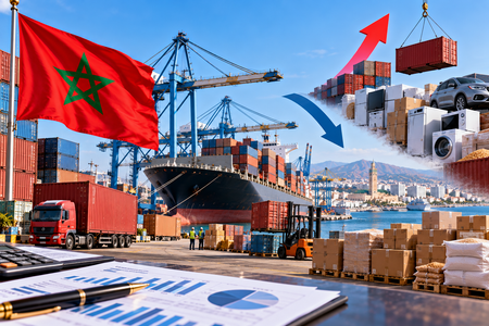 عجز المغرب التجاري يقفز إلى 352 مليار درهم