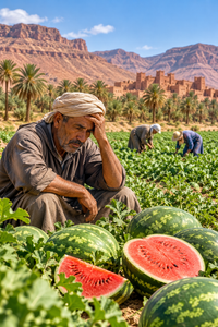 تقنين زراعة البطيخ بزاكورة يثير مخاوف الفلاحين