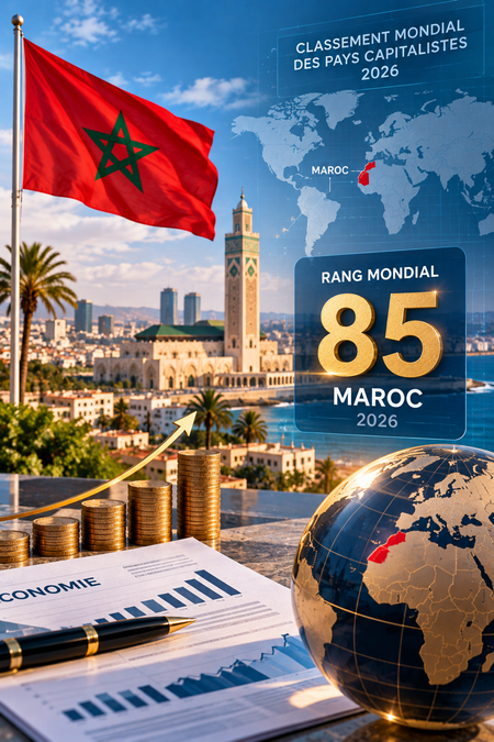 المغرب يحتل المرتبة 85 عالمياً في تصنيف الدول الرأسمالية
