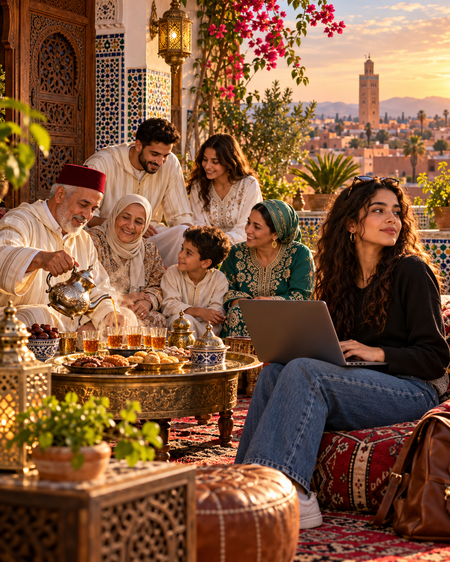 98% من المغاربة متمسكون بالتقاليد رغم الانفتاح على أنماط العيش الحديثة 98% من المغاربة متمسكون بالتقاليد رغم الانفتاح على أنماط العيش الحديثة