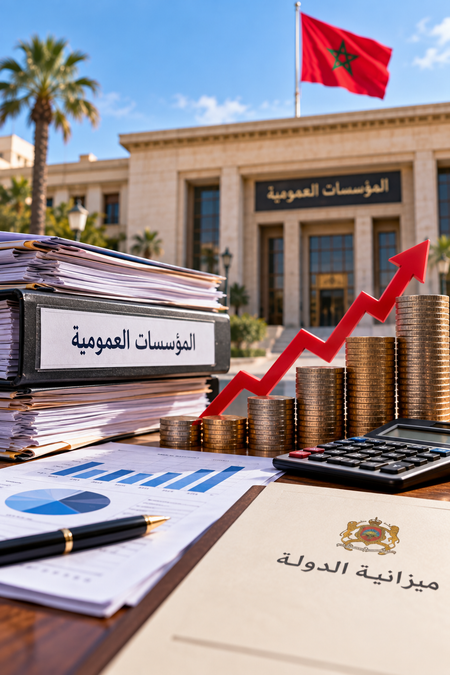 421 مليار درهم معاملات و388 مليارا ديونا للمؤسسات العمومية