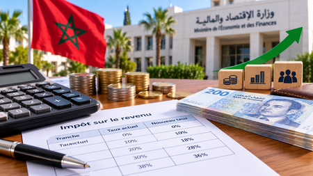 تخفيض الضريبة على الدخل يرفع أجور المغاربة تخفيض الضريبة على الدخل يرفع أجور المغاربة