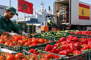 المغرب يتصدر موردي الخضر والفواكه إلى إسبانيا من حيث القيمة