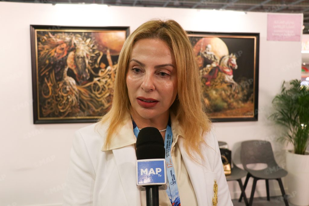 كاميليا الزرقاني تحتفي بالفرس المغربي في معرض الجديدة كاميليا الزرقاني تحتفي بالفرس المغربي في معرض الجديدة
