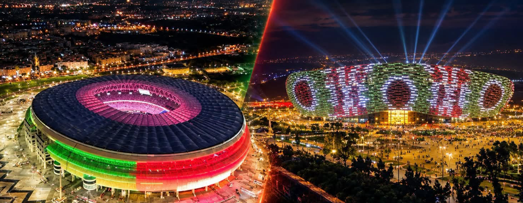 ملعبا الرباط وطنجة ضمن أجمل المنشآت الرياضية في العالم لعام 2026 ملعبا الرباط وطنجة ضمن أجمل المنشآت الرياضية في العالم لعام 2026