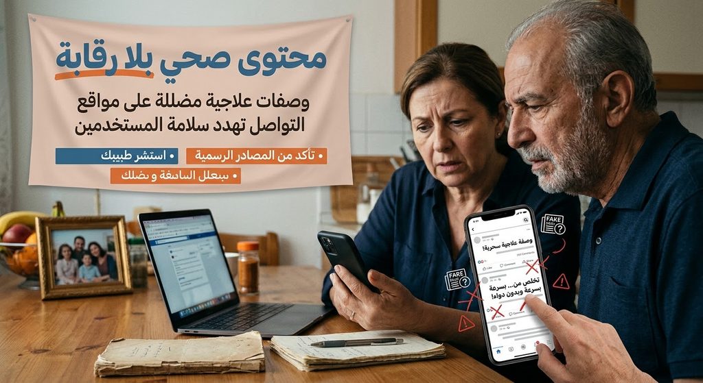 المحتوى الصحي الرقمي بين التوعية والتضليل
