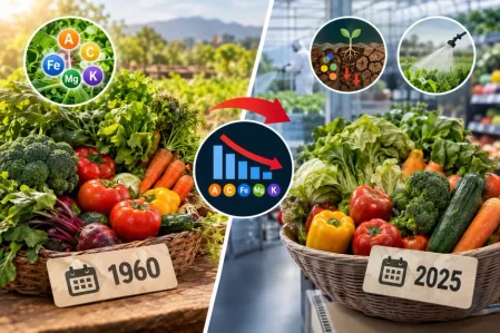 دراسة تحذر من تراجع القيمة الغذائية لبعض الخضروات